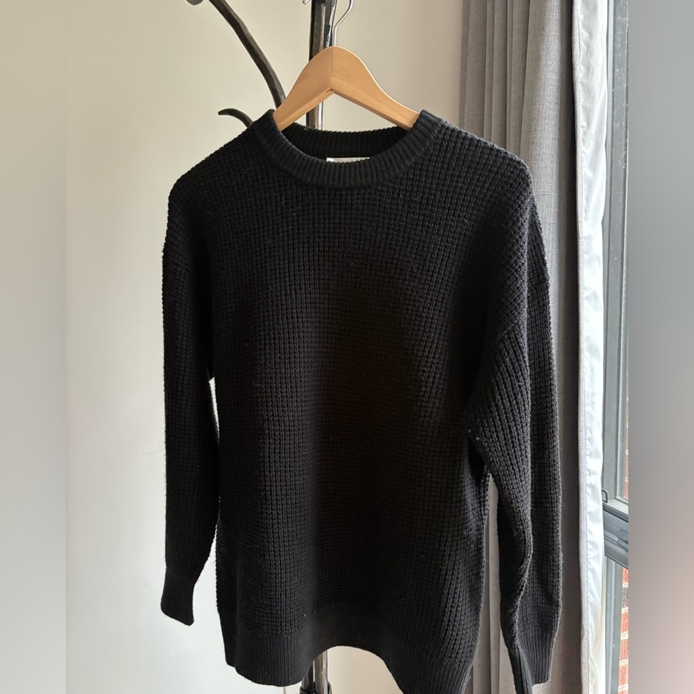 Aritzia Wilfred Free Black Knit Sweater, size 2xs